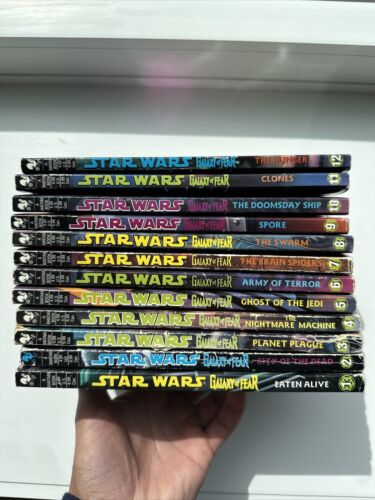 Star Wars Galaxia del Miedo Libro 1-12 Serie Completa Lote John Whitman De Colección Años 90 - Imagen 1 de 19