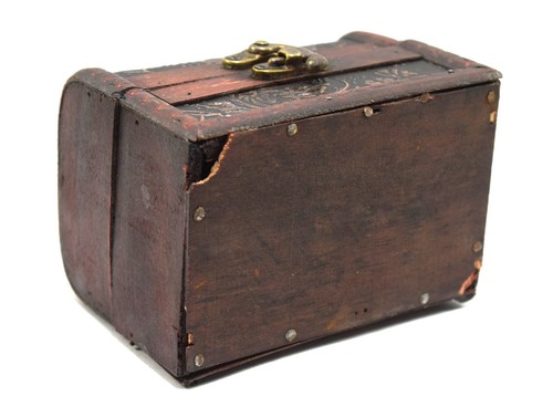 Vintage India Collective Stylish Design Uncommon Ornament Wooden Box. G62-212 - 第 4/10 張圖片