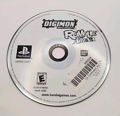 Digimon Rumble Arena (Bandai, 2002) Playstation PS1 Disc Only Tested & Working 