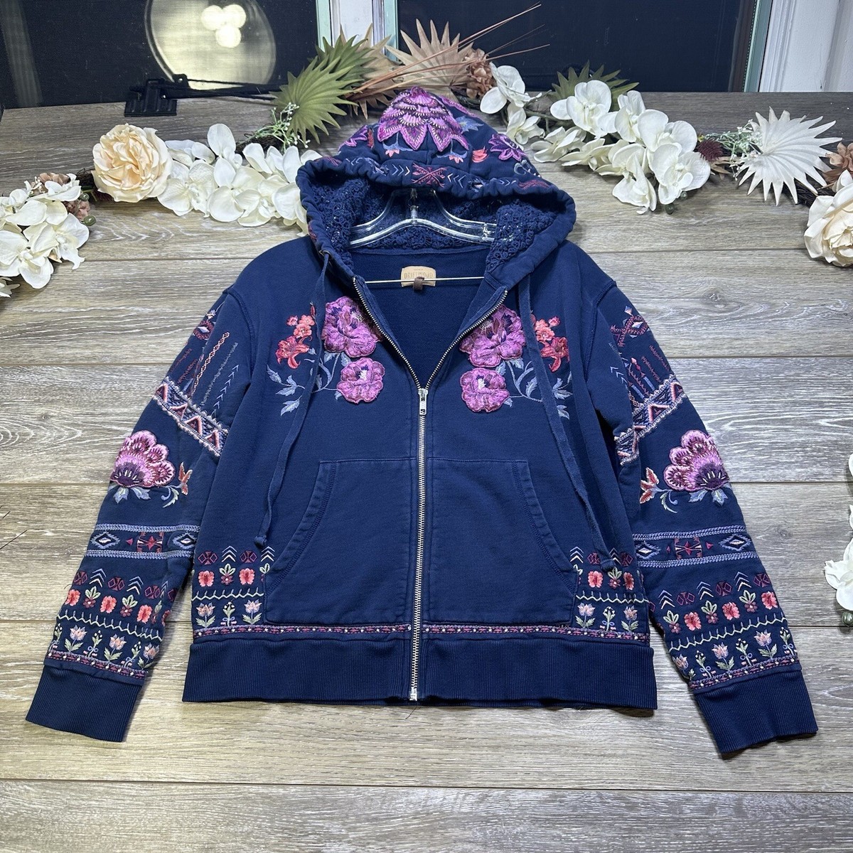 ジャケット・アウター Embroidery Flower Beads Hoodie s-l1200.jpg