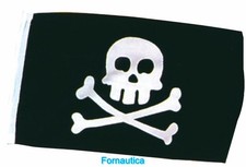 BANDIERA PIRATA 20X30 PER BARCA GOMMONE SCAFO ACCESSORI NAUTICA
