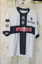 Parma 2006 Match Worn #41 Maurizio Ciaramitaro Errea Home Soccer Jersey L RARE