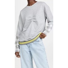 Le Superbe NWT No Comply Pullover Sweatshirt in Gray Size XS MSRP $255