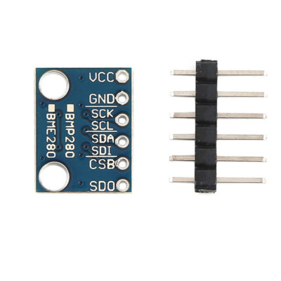 Blue Digital Barometric Pressure Sensor Board I2C/SPI BMP280 3.3V
