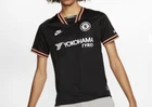 Nike FC Chelsea London Men Away Jersey Black Orange Size S