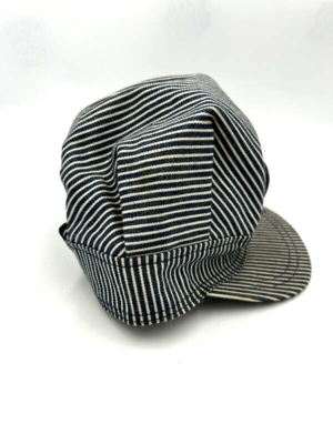 Oshkosh Vintage Kids Engineer Conductor Cap Hat Hickory Stripe | eBay