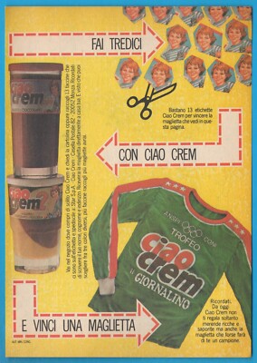 CIAO CREM: Cream Year 1984 advertising advertising advertising clipping MA1376