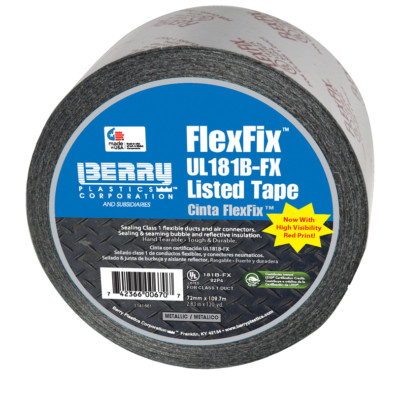 Berry 555 FlexFix UL 181B-FX Duct/Insulation Sealing Foil Tape