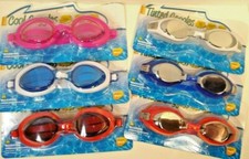 Swim Goggles Adult Choice Color  lenses  new