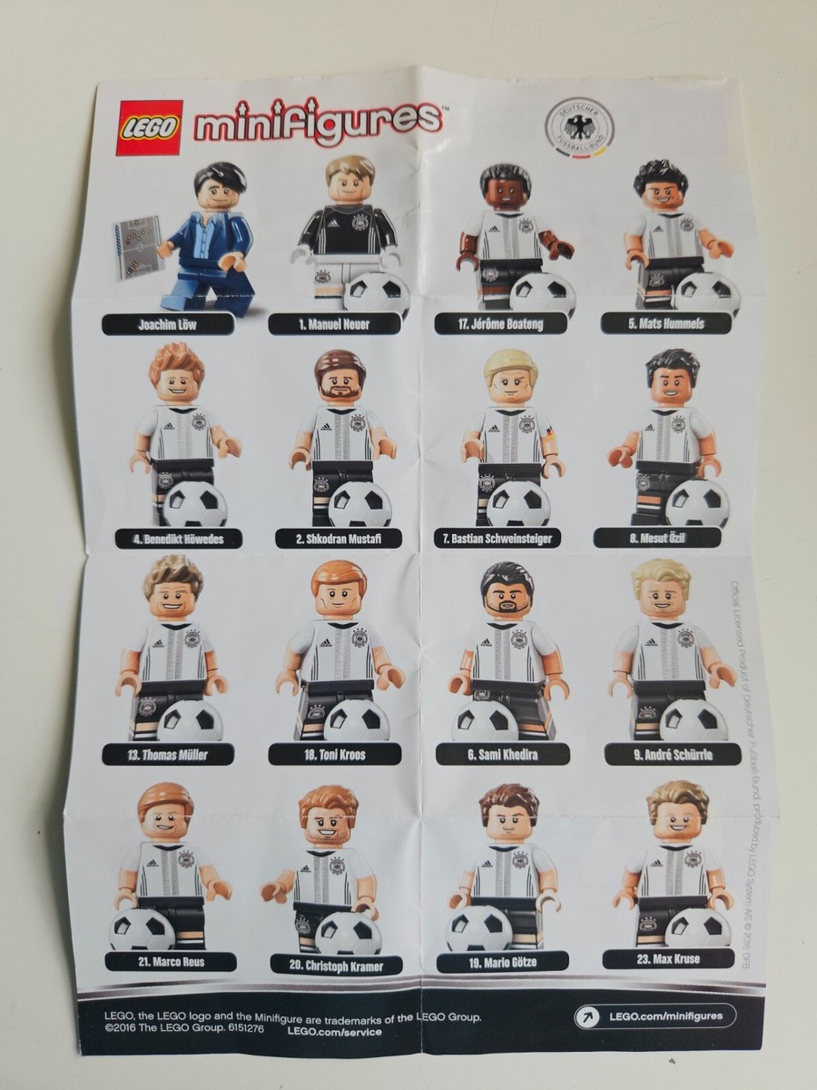 LEGO Minifigures German football team DFB series (71014) Complete