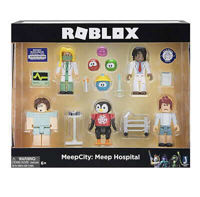 ROBLOX MeepCity: MEEP HOSPITAL 15 Piece Playset w/Exclusive Virtual Item  19852