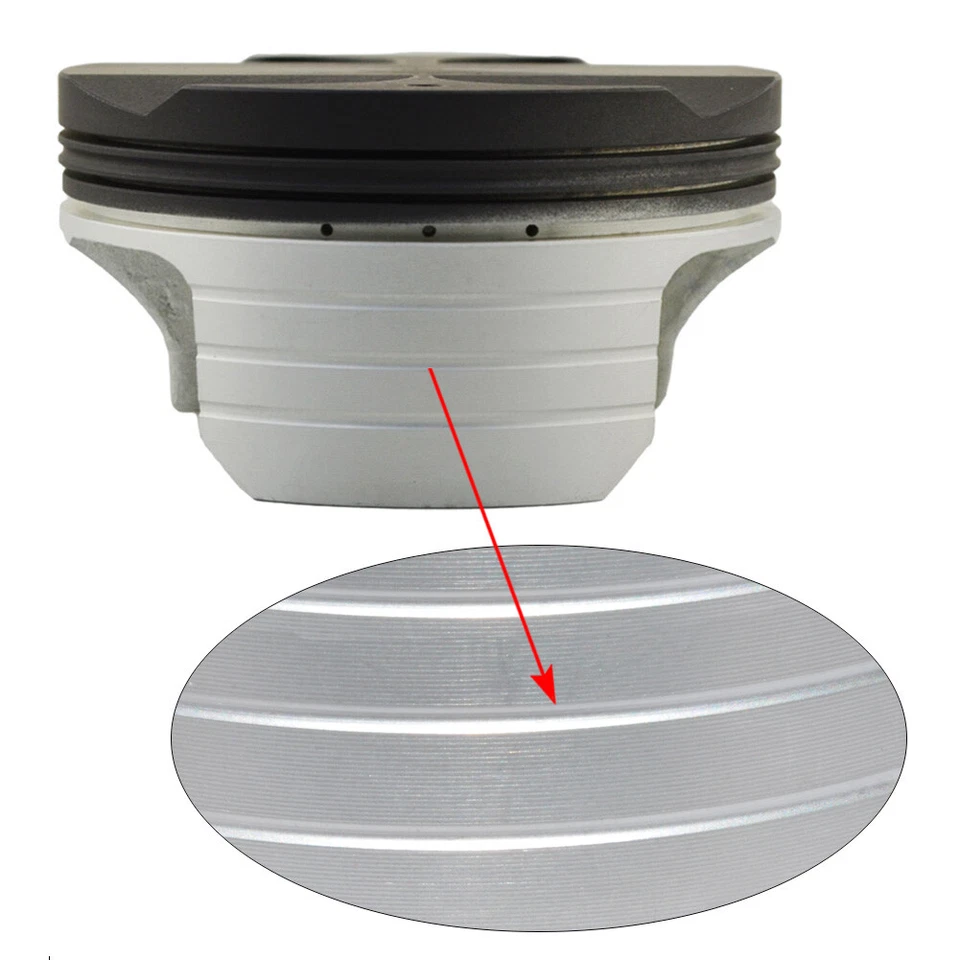 4Set Piston Ring Pin Clips 75.25mm(+25) for Honda CBR1000RR Fireblade 2004-2007 Foto 2 de 4