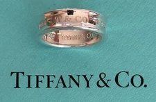 Tiffany & Co.  1837 Ring Sterling Silver 925  Size  6 1/2  US