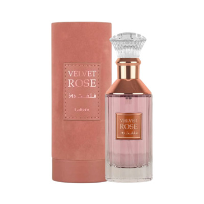 Velvet Rose by Lattafa perfume for unisex EDP Spray 3.3 / 3.4 oz New in Box