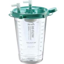 Bemis Rigid Suction Canister 2000 mL Hi-Flow Suction Canister Pour Lid #494410