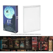 5x Premium VHS Cover Protectors for VHS Cassette Game Tapes Display Storage Case