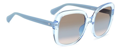 Neue Kate Spade NY Wenona/G/S eckige Damen-Sonnenbrille, blau/braun schattiert 56 mm - Bild 2 von 4