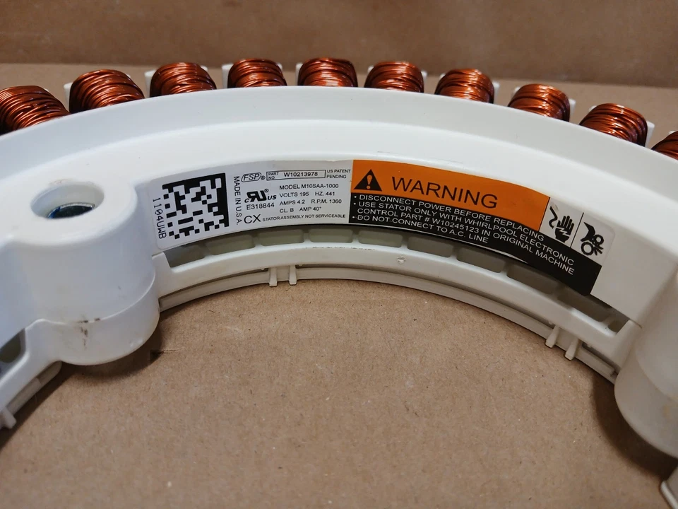 Estator motor lavadora Whirlpool W10213978 OEM aparato Maytag genuino ENVÍO RÁPIDO Foto 4 de 4