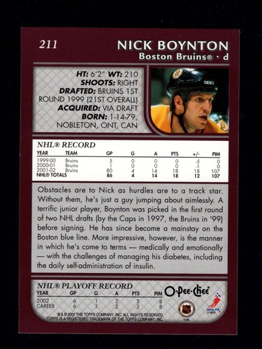 2002-03 O-Pee-Chee OPC Factory Set Base Hockey Cards Gold Foil 201-330 You Pick - Picture 23 of 239