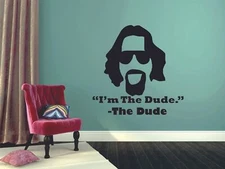 The Big Lebowski Show Dude Quote Vinyl Art Stickers For Home Room Walls Decal
