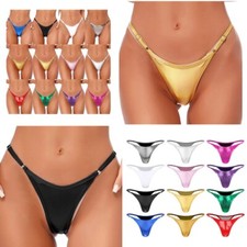 Womens G-String Thongs Nightclub Briefs Quick-drying Panties Moisture-wicking