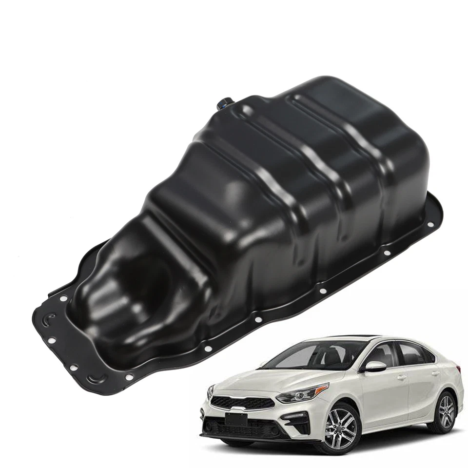 For 15-20 Kia Forte Hyundai Elantra Kona Tucson 2.0L Engine Oil Pan 215102E023 - Image 2 of 4