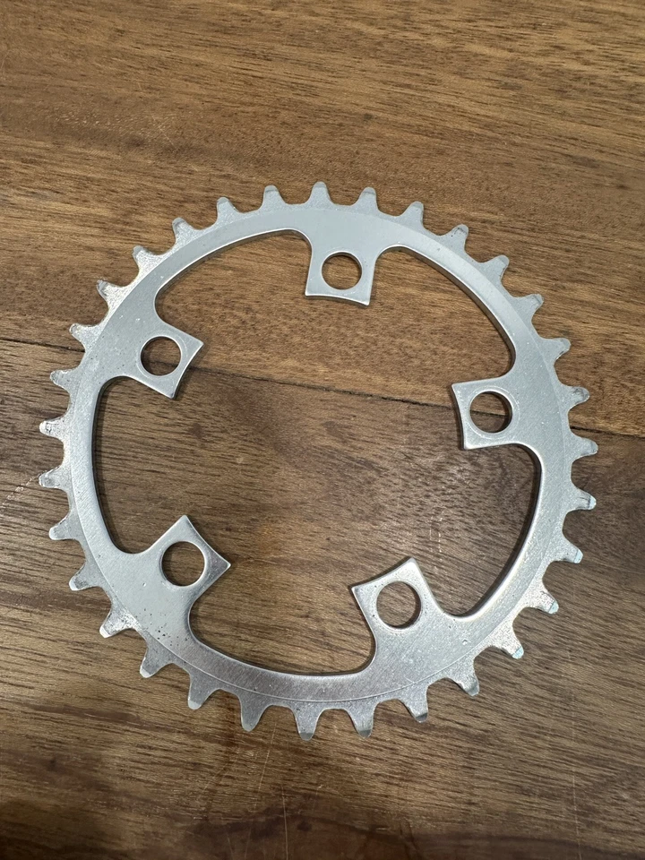 复古高木 33t GL 链环 5 孔 130 银日本内 85 BCD — 第 3/4 张图片