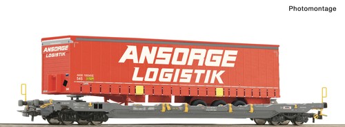 Roco 6600222 Taschenwagen Hupac Ansorge Ep 6 auf Wunsch Märklinachsen gratis | Zustand: Neu