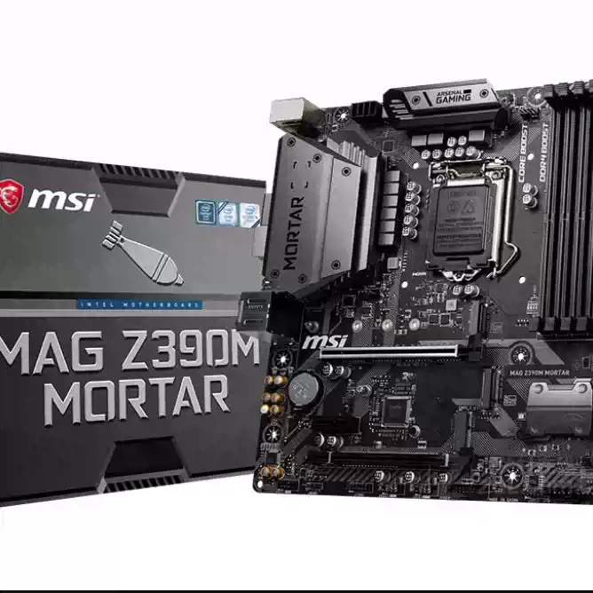 MSI MAG Z390M MORTAR LGA 1151(300 Series) Intel Z390 Micro ATX Intel Motherboard