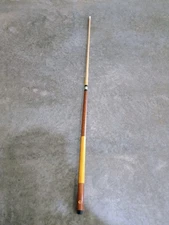 Vintage Dufferin Pool Cue Stick 19 oz 58” Red Maple Leaf 2 piece