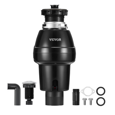 VEVOR Garbage Disposal 3/4 HP Continuous Food Waste Disposer 3250RPM EZ Corded