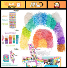 11,000 Pastel Loom Bands Mega Pack  AutoLoom Tool - DIY Bracelet  Jewelry Kit