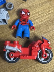 LEGO Duplo 10607 Spiderman Web-Bike Workshop Complete Set