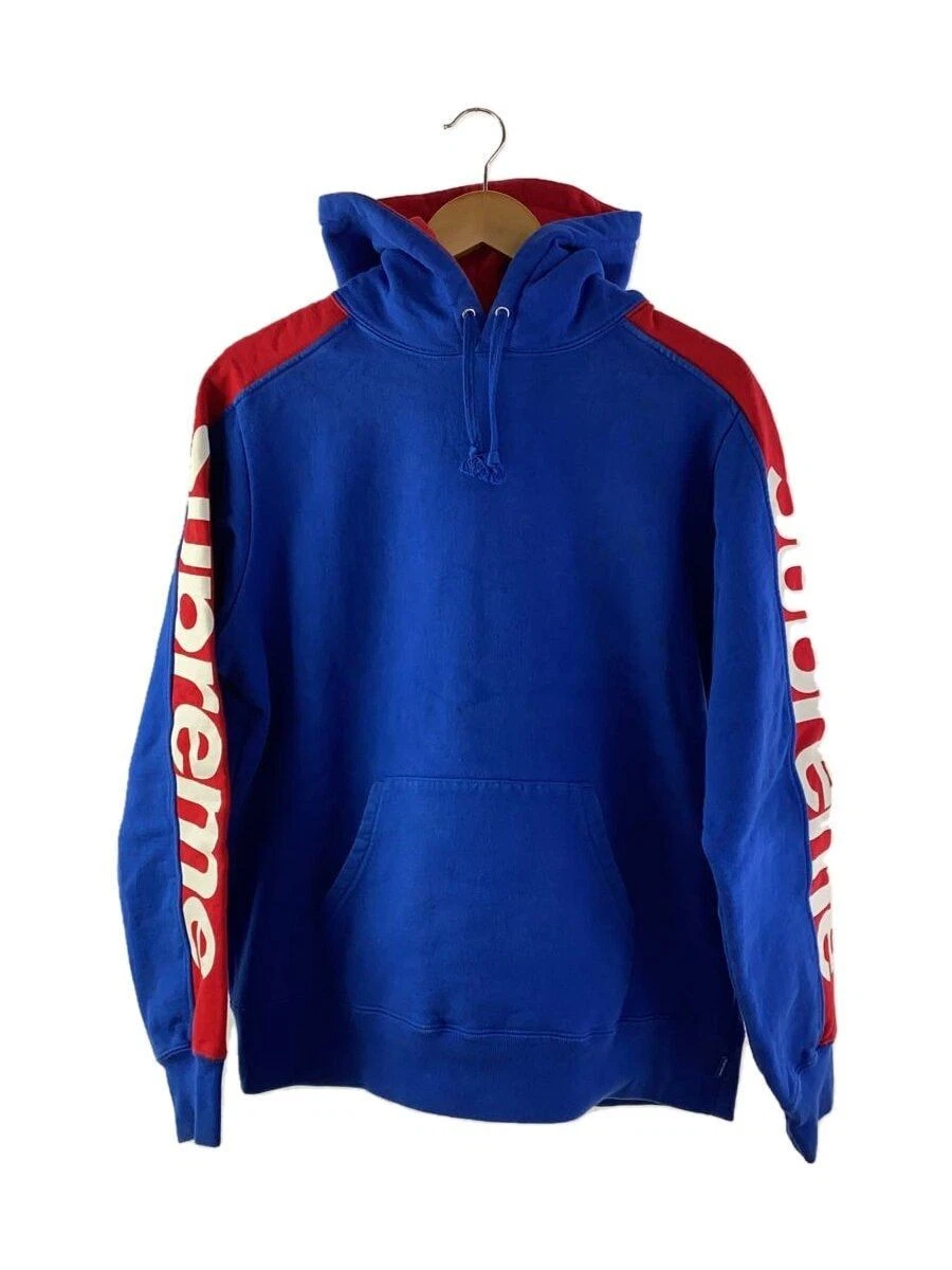 Sweat à capuche Supreme S coton bleu occasion