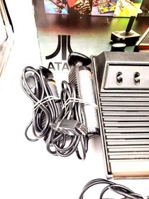 VINTAGE Atari CX2600A Video Game Console, Controllers W/ 14 Games & Extras