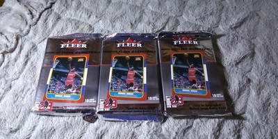 2006-07 FLEER BASKETBALL CARD PACK Lot Of 3 POSSIBLE Michael JORDAN ROOKIE AUTO