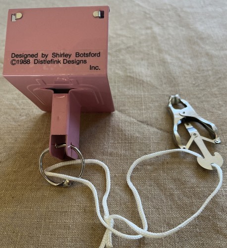 VTG Shirley Botsford Rug Braiding Tool 1988 Distlefink Designs