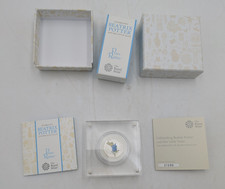 Royal Mint 50p Silver Proof Coin / Beatrix Potter / Peter Rabbit  / 2017