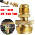 1LB Propane Tank Cansiter Regulator Adapter Connect to 3/8"Male Flare 5/8"-18UNF