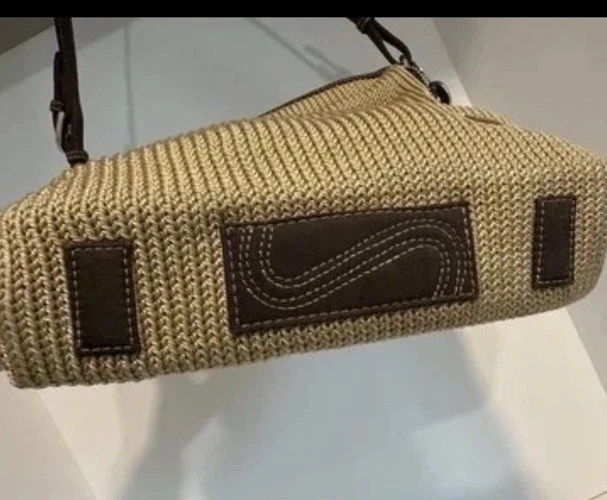 Borsa a tracolla The Sak marrone marrone chiaro borsa all'uncinetto borsa media boho chiusura zip