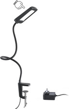 LED Desk Lamp with Clamp, 1000LM Super Bright 3-Level Dimmable Desk Light 6000K