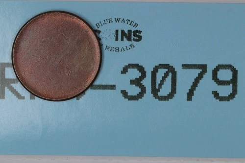 NO DATE BLANK PLANCHET 1c LINCOLN MEMORIAL WHEAT BACK CENT PENNY RAW-3079