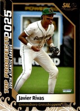 2025 Javier Rivas Choice Minor League Rookie Card SAL TOP PROSPECTS
