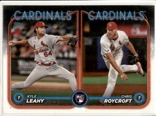 2024 Topps Update Series #US189  Rookie Combo - Kyle Leahy, Chris Roycroft RC