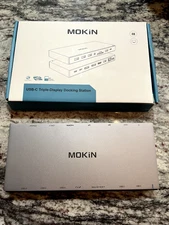 Mokin MODK-1002-US USB-C Triple Display Docking Station 4K – HDMI, DisplayPort, 