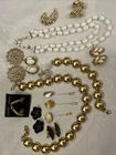Vintage All Signed Costume Jewelry Lot Monet Trifari Napier Carolee