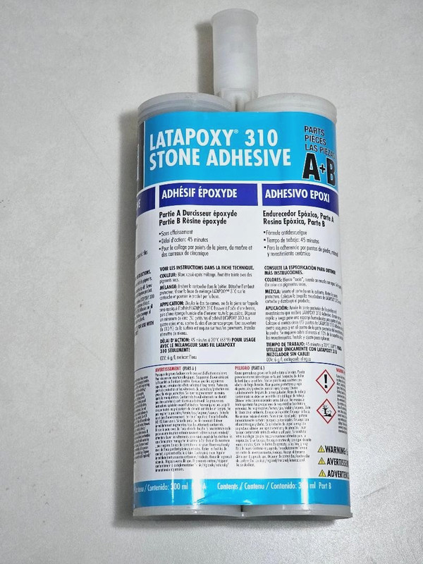 Laticrete Latapoxy 310 Rapid Epoxy Stone Adhesive 2 x 300 ML Cartridges Rapid