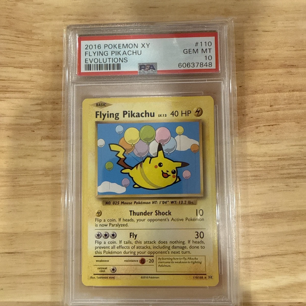 Pikachu Pokémon TCG Professional Sports Authenticator (PSA