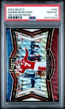 2024 PANINI SELECT TRI-COLOR PRIZM #440 HARRISON BUTKER 80/99 PSA 10