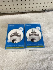 Kinde Twist Active Latch Nipples Slow Flow 2 Pack  Fast Flow 2pack BRAND NEW 